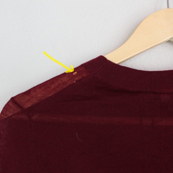 NWT Theory Merino Wool Crewneck Sweater Top | Long Sleeve Fall Layer - Picture 10 of 10